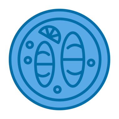 Web ve mobil uygulaması tasarımı, Fan logo kavramı için beyaz arka plan üzerinde izole fan simge vektör