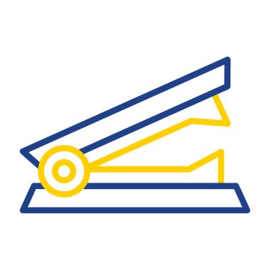Stapler web simgesi, vektör illüstrasyonu 