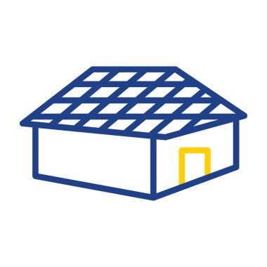 ev simgesi, vektör illüstrasyonu