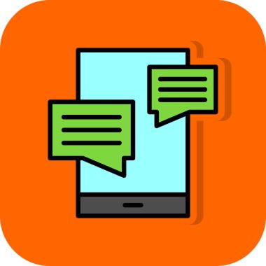 Akıllı telefon. Web simgesi basit illüstrasyon