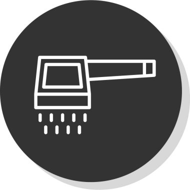 Boya fırçası. Basit tasarım