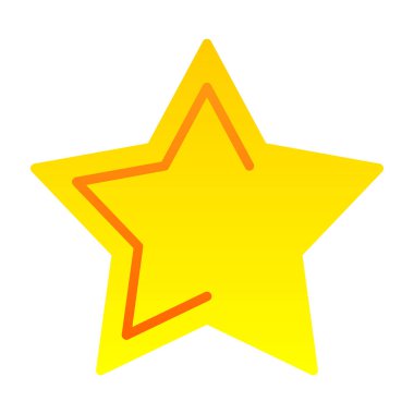 yıldız simgesi vektör illüstrasyonu 