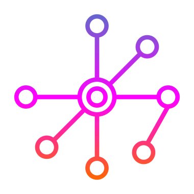 Küresel ağ kutsal kişilerin resmi. vektör çizim