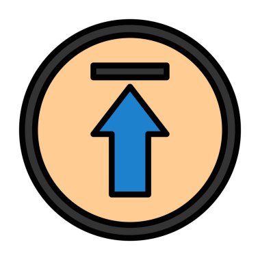 gönderme satırı simgesi, vektör illüstrasyonu