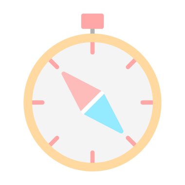 vector illustration of Compass modern icon            