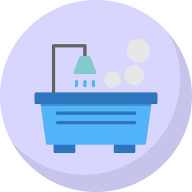 Sepet alışveriş simgesi, vektör illüstrasyonu