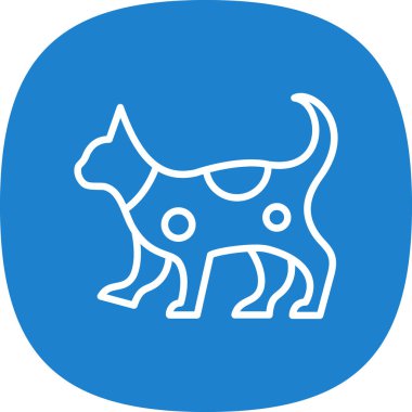 kedi simgesi vektör illüstrasyonu