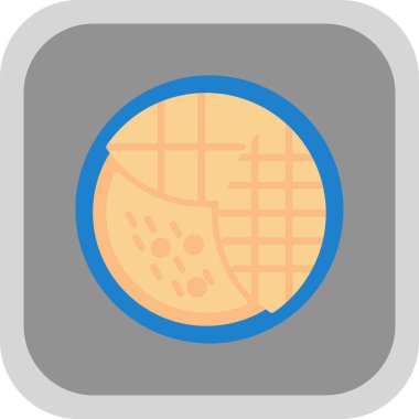 Mango yapışkan pirinç simgesi tasarımı, vektör illüstrasyonu   