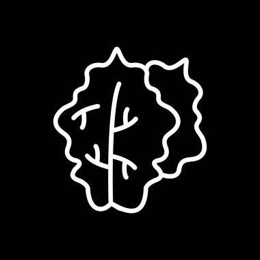 Ağaç simgesinin vektör illüstrasyonu