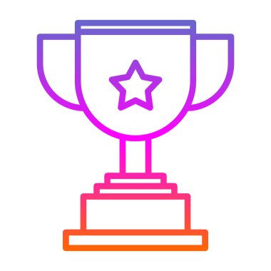 kupa vektör illüstrasyonu, simge ögesi arkaplanı                       