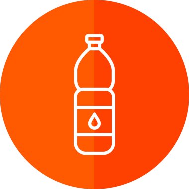 su şişesi ikonu vektör çizimi tasarımı 