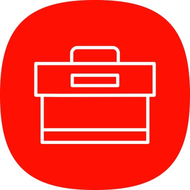 Çanta. Web simgesi basit tasarım