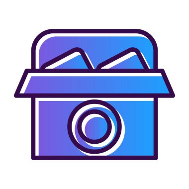 Gıda simgesinin vektör illüstrasyonu