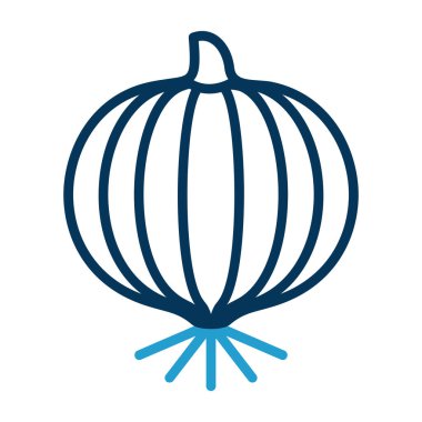 Soğan. Web simgesi basit tasarım