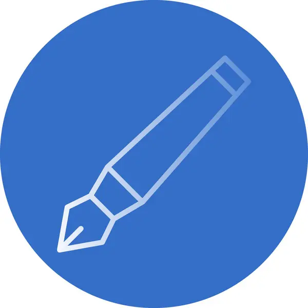 Ink Pen Icon Vector Illustration — Stock Vector