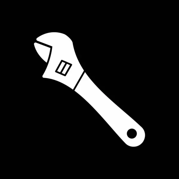 Wrench Icon Vector Illustration Design — Stock Vector