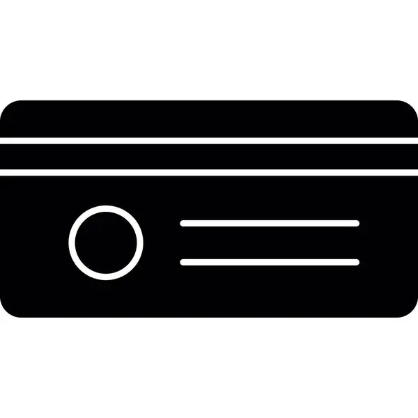 Credit Card Icon Symbol Vector Illustration — Stock Vector