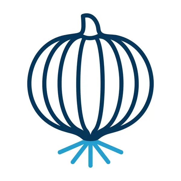 Onion Web Icon Simple Design — Stock Vector
