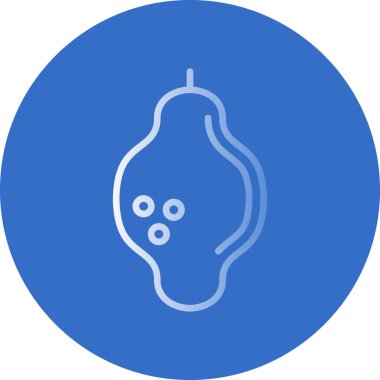 limon meyve vektörü basit simge