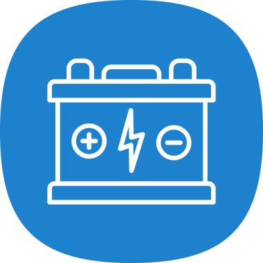 Pil. Web simgesi basit tasarım                       