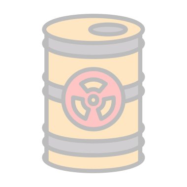 Çizgi film namlusunun vektör çizimi