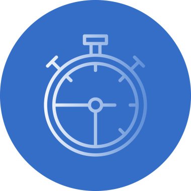 Kronometre simgesi web basit illüstrasyon