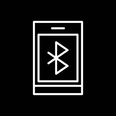 Bluetooth Web simgesi basit illüstrasyon 