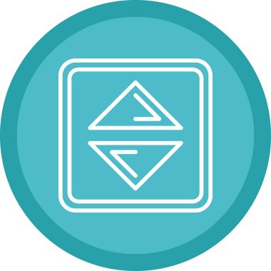 Modern b 'nin vektör illüstrasyonu eksik simgesi