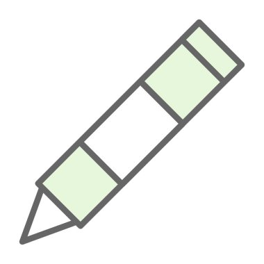 pastel boya simge vektör çizim