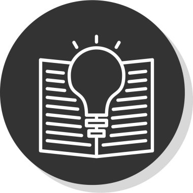 Fikir simgesi vektör illüstrasyonu