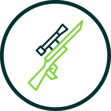 Silah simgesinin vektör illüstrasyonu