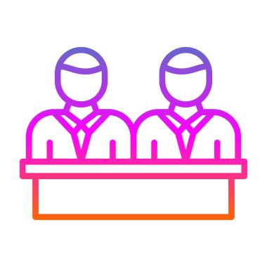 iş simgesi vektör illüstrasyonu