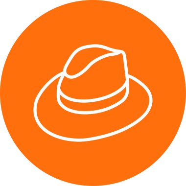 Şapka. Web simgesi basit illüstrasyon 