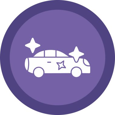 Bir arabanın vektör illüstrasyonu