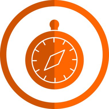 vector illustration of Compass modern icon            