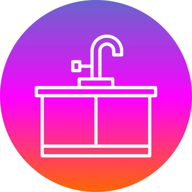 Kitchen sink icon.web simple illustration