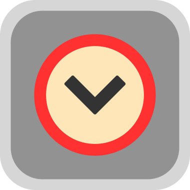 işaret simgesini işaretle, vektör illüstrasyonu 