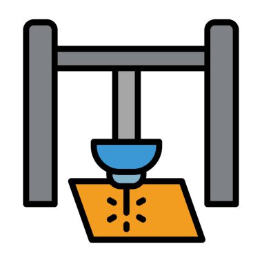 Lazer ağ simgesi vektör illüstrasyonu