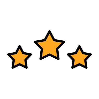 derecelendirme yıldız vektör simgeleri