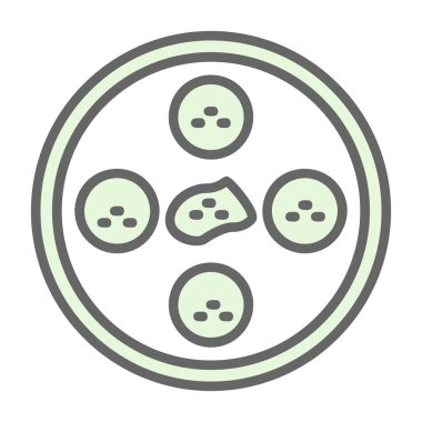 yiyecek ve içecek ikon vektör çizimi