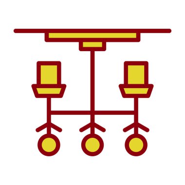 Bir Çin Yeni Yıl ikonunun vektör çizimi