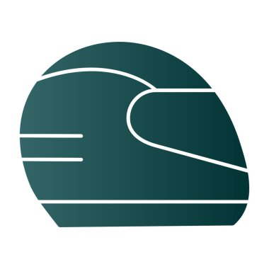 Kask simge yarış, illüstrasyon vektör 