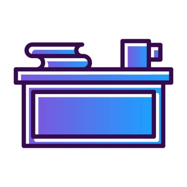 Yazıcı simgesi. Web için izometrik çizim ve yazıcı vektör simgeleri