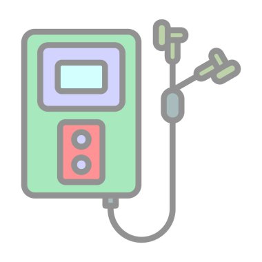 taşınabilir radyo simgesi vektör illüstrasyonu