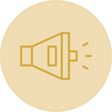 vektör sözcüsü Simgesi illüstrasyonu 