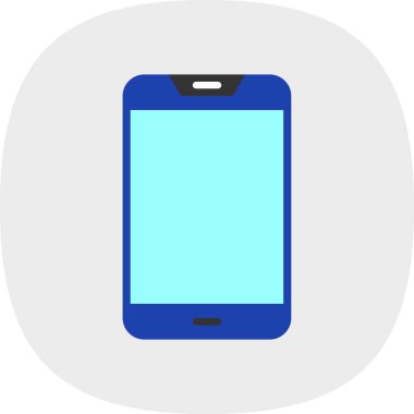 Akıllı telefon simgesinin vektör illüstrasyonu 