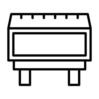 Mobilya simgesinin vektör illüstrasyonu