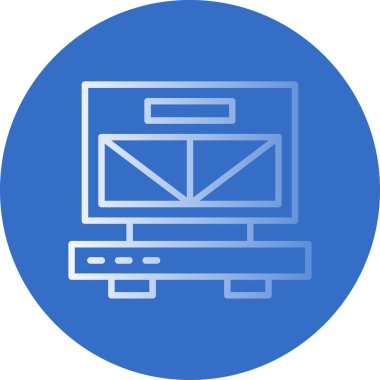 Web simgesi, basit vektör illüstrasyonu