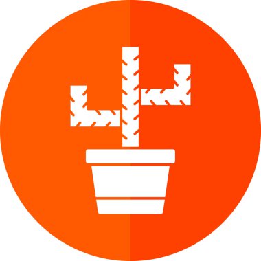 Bitki. Web simgesi basit illüstrasyon