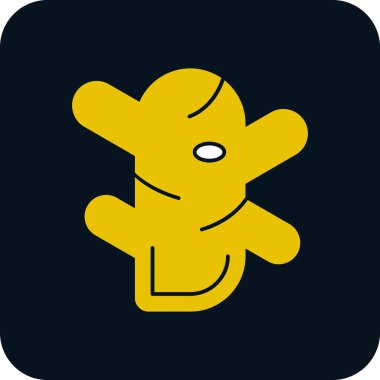 Zencefil kök simgesinin vektör illüstrasyonu 